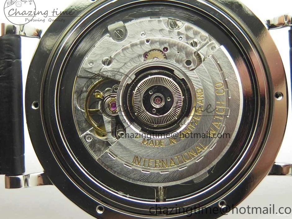 MIROTIME 0203 Supportive Portofino Automatic SS AF 1:1 Best Edition White Dial on Black Croco Leather Strap A 7184